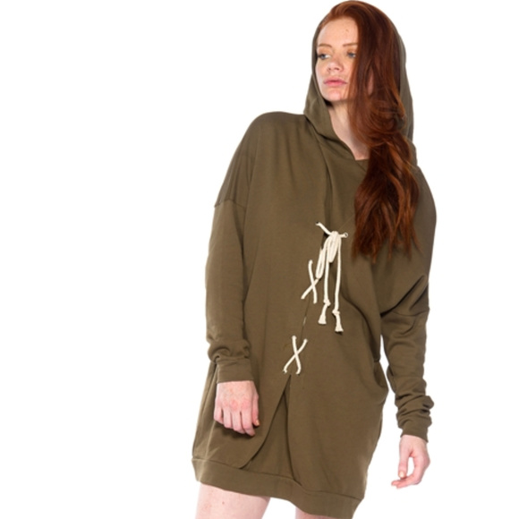 OLIVE SWEATSHIRT - Picture 2 of 4